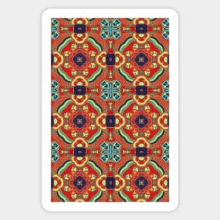 Persian Fabric Texture Sticker